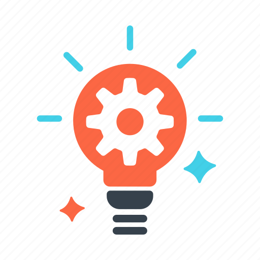 Bulb, business, cog, creativity, idea, innovation, inspiration icon - Download on Iconfinder