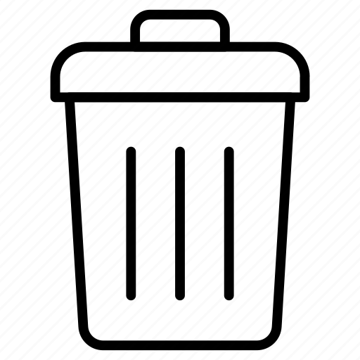 Dustbin, rubbish, delete, trash icon - Download on Iconfinder