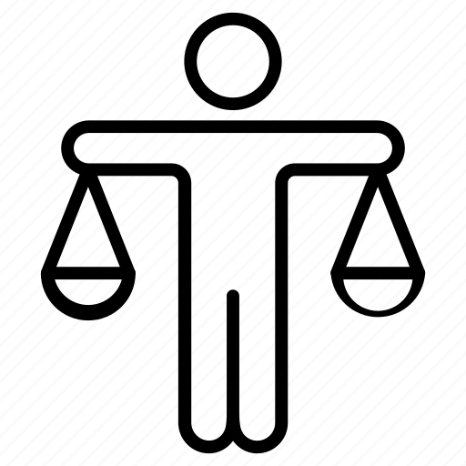 Justice, legal, scale, trial icon - Download on Iconfinder