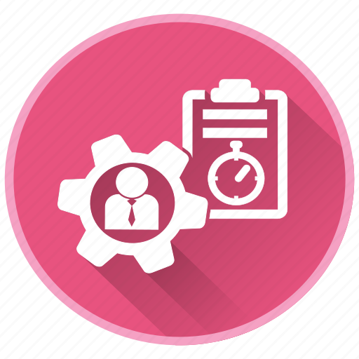 Checkpoint, gears, management, project, report icon - Download on Iconfinder