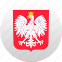 country, poland, state, state emblem