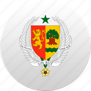 country, senegal, state, state emblem