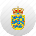 country, danish, denmark, state, state emblem