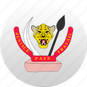 congo kinshasa, country, state, state emblem