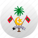 country, maldives, maldivian, state, state emblem