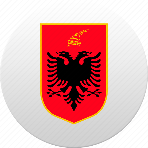 Albania, albanian, country, state, state emblem icon - Download on Iconfinder