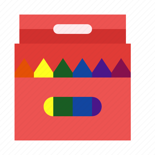 Crayon, stationery, office, colors icon - Download on Iconfinder