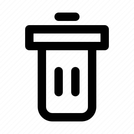 Can, desk, erase, garbage, office, stationary, trash icon - Download on Iconfinder