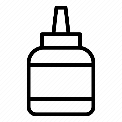 Bottle, education, glue, office, school, stationary, stationery icon - Download on Iconfinder