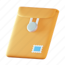 envelope, document, stationery, tools, office, school 