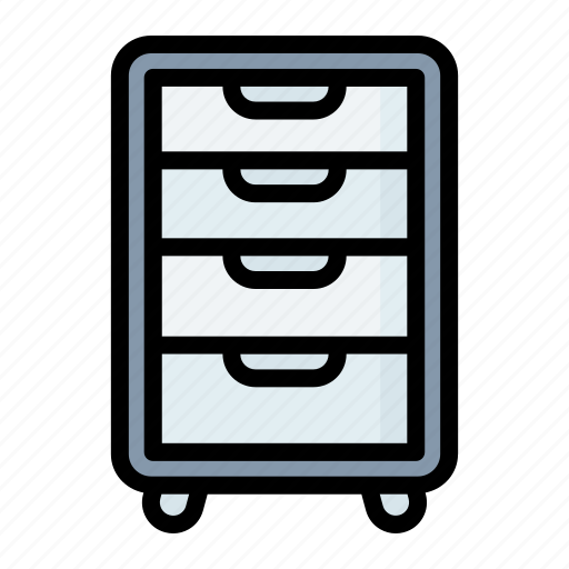 Drawers, chest, furniture, of, cabinet icon - Download on Iconfinder