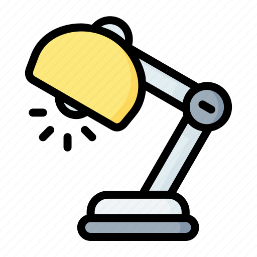Lamp, table, work, light icon - Download on Iconfinder