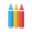 crayons, stationary, office, tool, equipment, school, product, crayons icon, pencil 