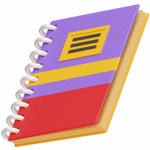 Book, binder, note, notes, draw, drawing, writing icon - Download on Iconfinder
