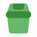 trash, can, garbage, bin, tools, and, utensils