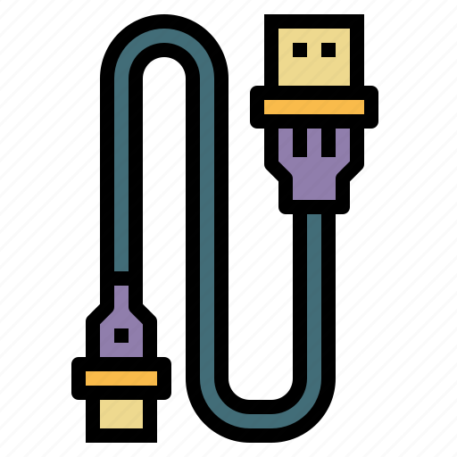 Cable, connection, technology, usb icon - Download on Iconfinder