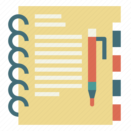 Notebook, notepad, notes, writing icon - Download on Iconfinder