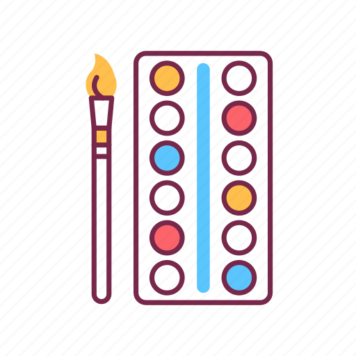 Art, drawing, office, paints, school, stationery, supplies icon - Download on Iconfinder