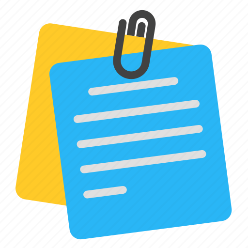 Sticky, note, paper, text, page, message icon - Download on Iconfinder