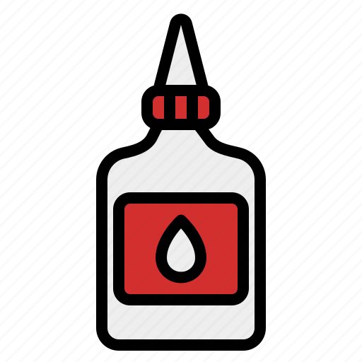 Glue, adhesive, office, stationery, tool, bottle, crafting icon - Download on Iconfinder