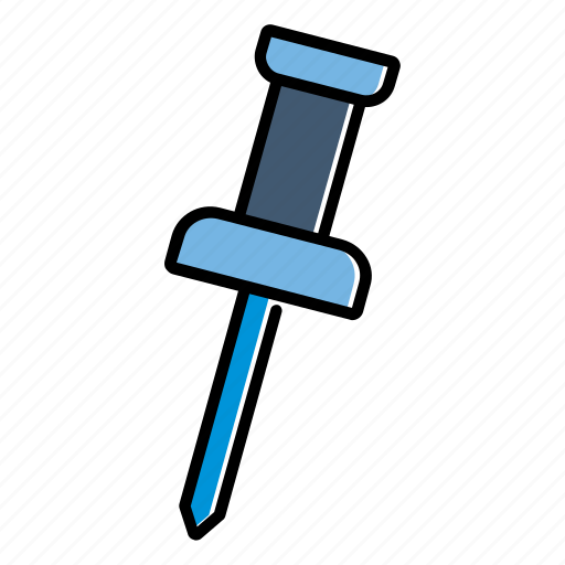 Stationery, pin, tack, thumbtack, pin nails icon - Download on Iconfinder