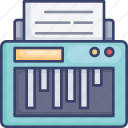 device, document, electronic, office, paper, shredder, stationery