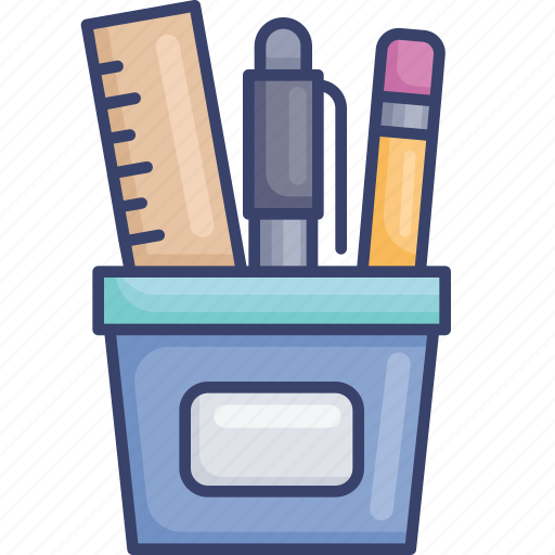 Cup, office, ruler, stationery, supplies, toolbox, tools icon - Download on Iconfinder