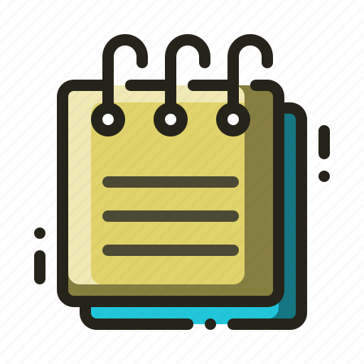 Note, notepad, pad, stationery, writing icon - Download on Iconfinder