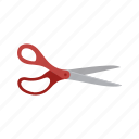 cut, inauguration, object, ribbon, scissors, steel, tool