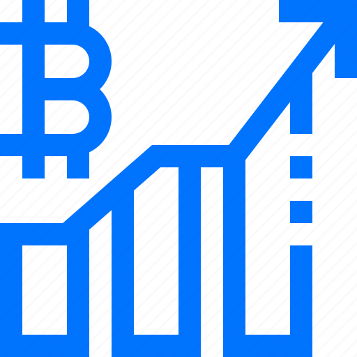 Bitcoin, charts, graph, money, statistic, up, growth icon - Download on Iconfinder