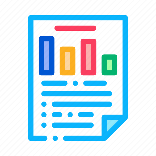 Analytics, document, file, page, paper, report, statistician icon - Download on Iconfinder