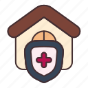 home, house, insurance, protection, security, shield, quarantine