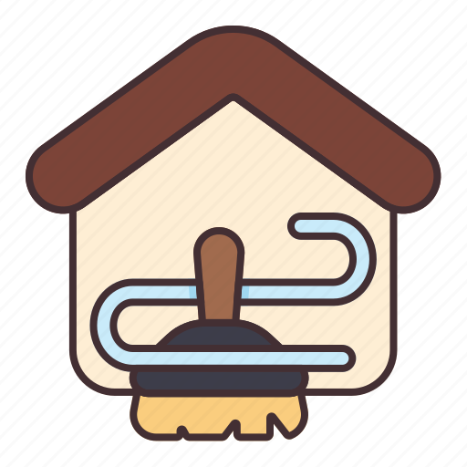 Broom, cleaner, cleaning, house, housemaid, maid, sweep icon - Download on Iconfinder