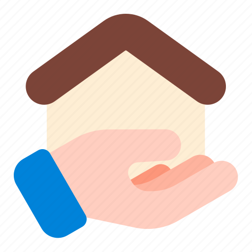 Agent, hand, house, real, estate, realtor icon - Download on Iconfinder