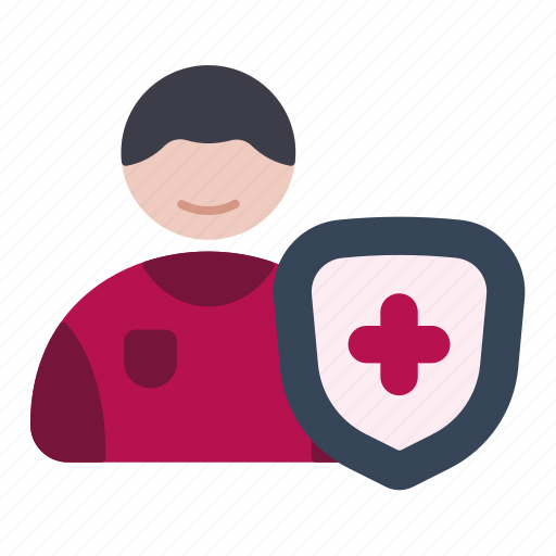 Account, man, protection, security, shield, user, health icon - Download on Iconfinder