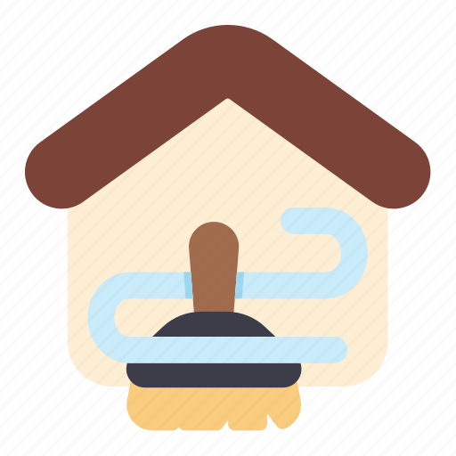 Broom, cleaner, cleaning, house, housemaid, maid, sweep icon - Download on Iconfinder