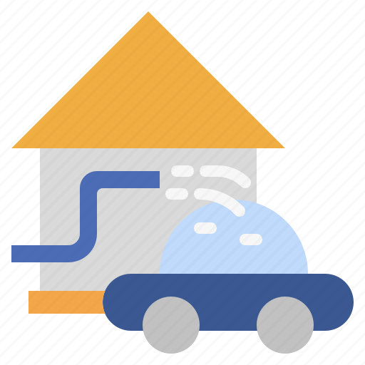 Building, car, estate, house, real, routine, wash icon - Download on Iconfinder