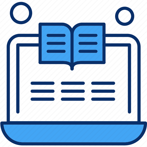 Book, laptop, reading, work icon - Download on Iconfinder