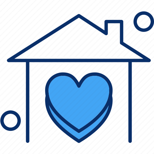 Heart, home, love, stay icon - Download on Iconfinder