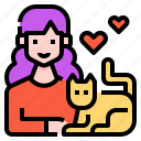 avatar, cat, love, pet, woman