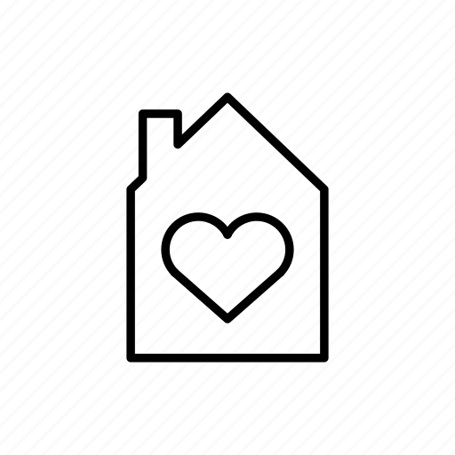 Building, heart, home, house, love, stay, stay home icon - Download on Iconfinder
