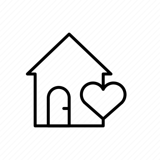 Building, heart, home, house, love, stay, stay home icon - Download on Iconfinder