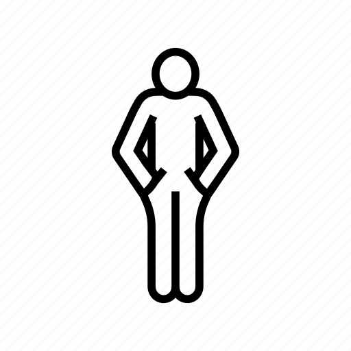 Pocket, people, silhouette, stickman, man, human, stick icon - Download on Iconfinder