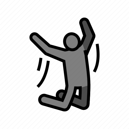 Jump, man, people, stickman, silhouette, human icon - Download on Iconfinder
