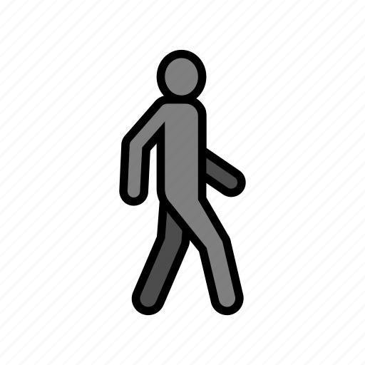 Walk, man, silhouette, stickman, people, human icon - Download on Iconfinder