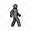 walk, man, silhouette, stickman, people, human 