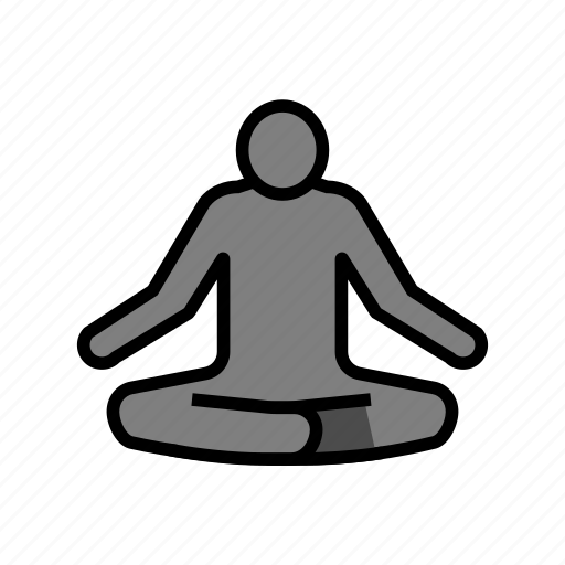 Yoga, people, silhouette, stickman, man, human icon - Download on Iconfinder