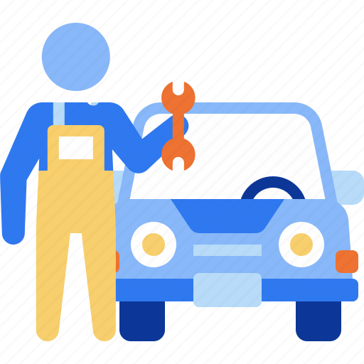 Mechanic, mechanic car, man, garage, car, automotive, repair icon - Download on Iconfinder
