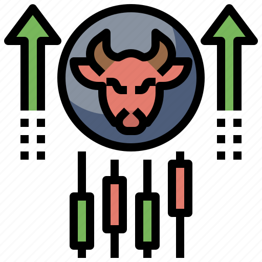 Arrow, bull up, business, investment, market, stock, uptrend icon - Download on Iconfinder