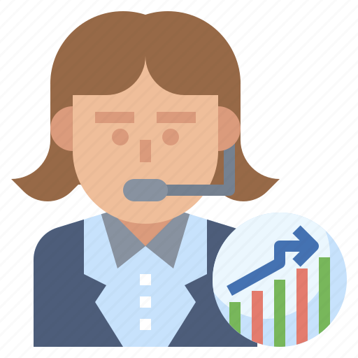 Broker, female, girl, job, suit, woman, work icon - Download on Iconfinder